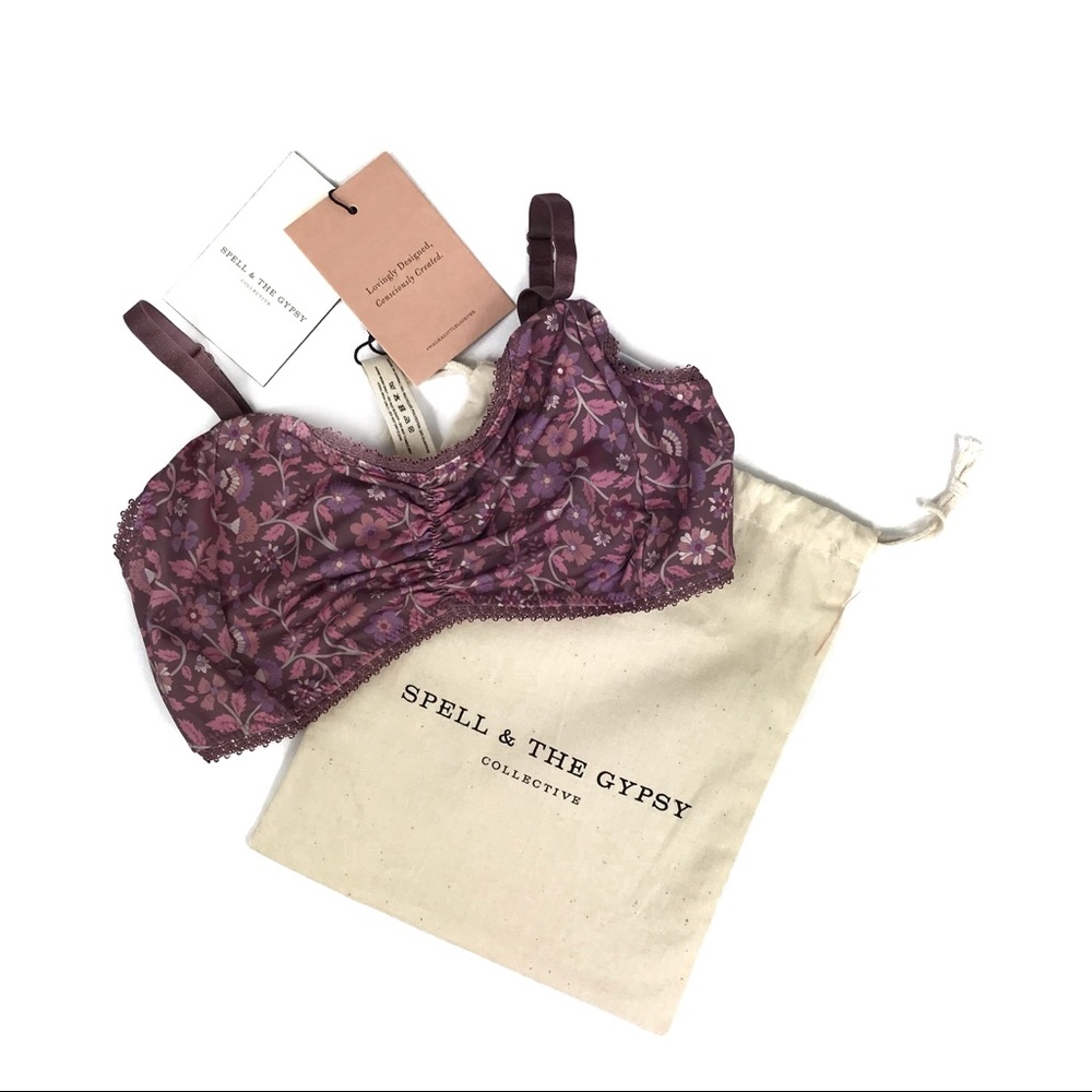 •SPELL & THE GYPSY• Dahlia Mulberry Bralette